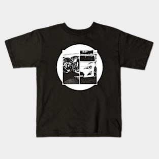 TOYOTA GT86 Black 'N White 5 (Black Version) Kids T-Shirt